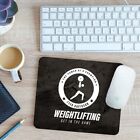 Personalised The Power Of A Champion Weightlifting Mouse Mat Pad Gift 24cmx 19cm