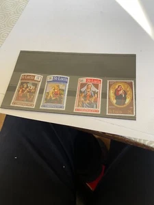 ST. LUCIA - 1971 CHRISTMAS SET SG 319-322 MNH - Picture 1 of 1