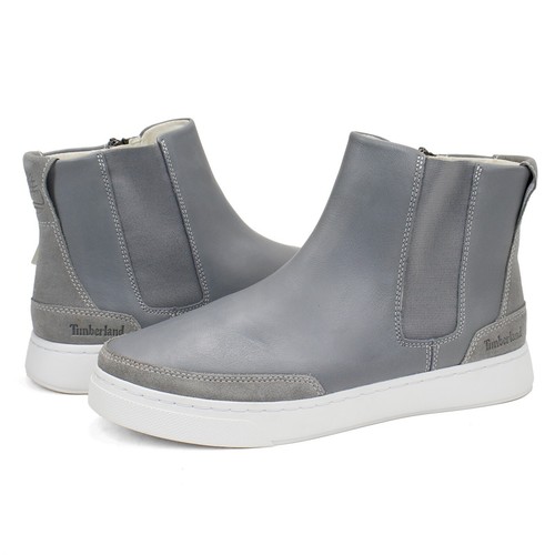 Stivali Chelsea Timberland Atlanta da donna in pelle grigia taglia 9