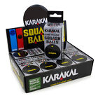 Karakal Comp Single Yellow Dot Squash Balls - 1 Dozen
