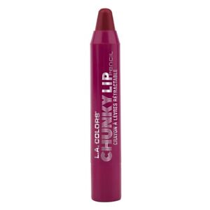 LA COLORS Chunky Lip Retractable Pencil, CCL588 Wine