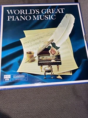 World's Great Piano music Reader's Digest RCA Dynagroove 4 Record Set 1960's - Image 1 of 3