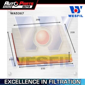 Wesfil Air Filter A1878 fits BMW 1 Series F40 1.5L 2.0L 2019 - 2024 - Picture 1 of 3