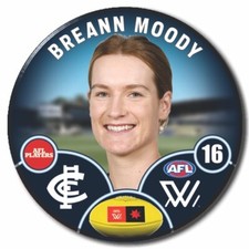 AFLW S8 Carlton Football Club - MOODY, Breann