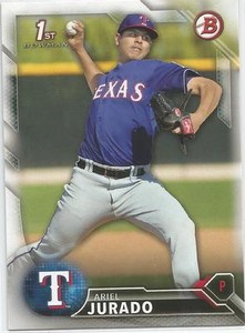 Ariel Jurado Texas Rangers 2016 Bowman Prospect
