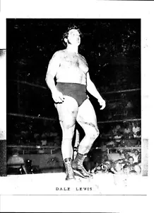 PLACA DE IMPRESIÓN DE METAL ORIGINAL DALE LEWIS NWA AWA WRESTLING DÉCADA DE 1970 - Imagen 1 de 1