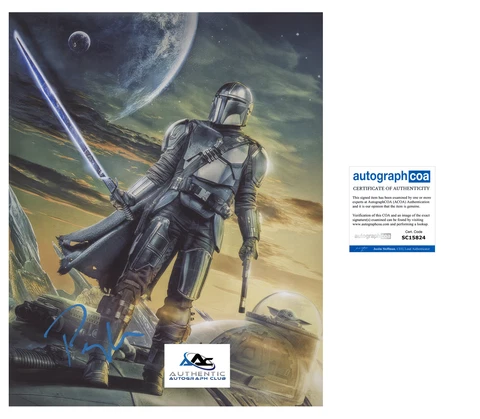 PEDRO PASCAL AUTOGRAPH SIGNED 11x14 PHOTO STAR WARS THE MANDALORIAN ACOA Cover