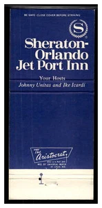 Vintage Sheraton-Oralndo Jet Port Inn Matchbook - Picture 1 of 2