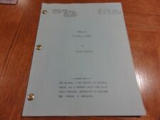 ADAM 12 ORIGINAL Script "ARSON" LOG #135 Season 3 FIRST TIME EVER OFFERED 1970