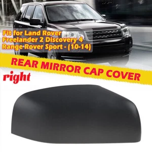 Right Passenger Side View Mirror Cover Cap For Land Rover/Sport LR2 LR4 10-14 - Imagen 1 de 6