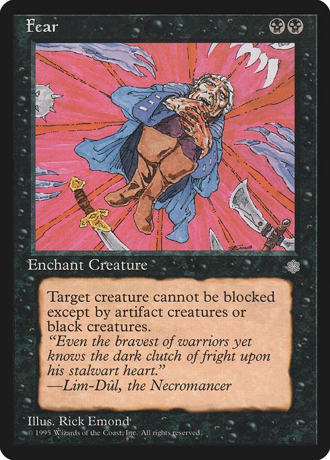 Magic the Gathering (mtg): ICE: Fear  (x 4) - Image 1 of 1