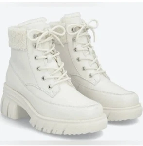 ALDO Nydoremas Leather Bootie in White | Women's Regular Size 10| Stitch Fix - Picture 1 of 8
