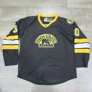 Reebok NHL Boston Bruins Trikot Herren schwarz Medium #30 Tim Thomas Rbk Vintage - Bild 1 von 15