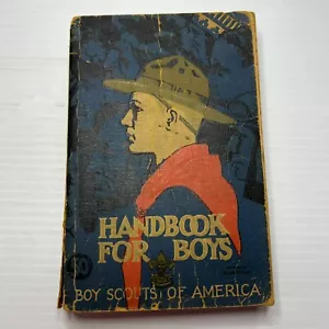 BSA Revised Handbook For Boys 1st Edition 26th Printing 1937 Paperback BN-366 - Picture 1 of 8