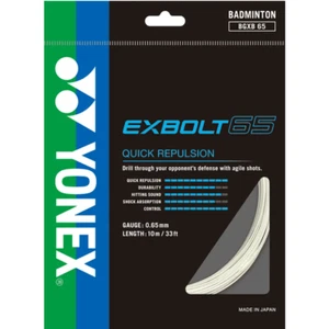 Cuerda de bádminton YONEX EXBOLT65 - Imagen 1 de 7