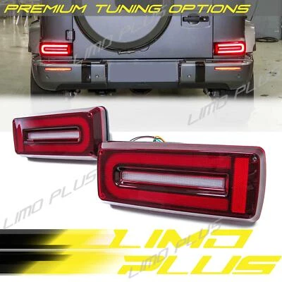 Red W464 Style LED Tail Lights For 2010-2018 Mercedes W463 G500 G550 G63 G300 - Image 1 of 4