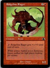 Ridgeline Rager Magic The Gathering Prophecy Card Light Play X1