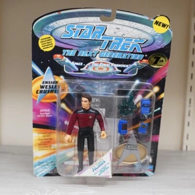 Star Trek TNG Series Ensign WESLEY CRUSHER Playmates Action Figure Rare MOC 1994 - Image 1 of 4