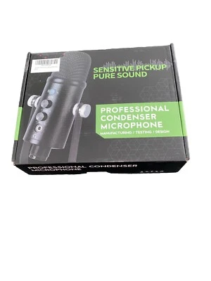 Professional Microphone Condenser Recording with Mute and Echo Brand NEW - Image 1 of 4