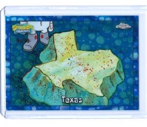 2025 Topps Chrome SpongeBob Texas BubbleFractor #ed 96/99 - Picture 1 of 1