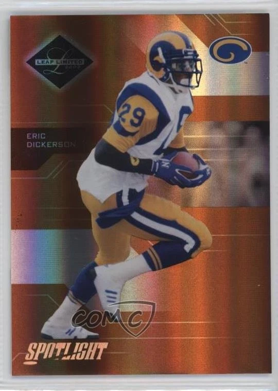 2005 Leaf Limited Spotlight Bronze /100 Eric Dickerson #114 HOF - Image 1 of 2