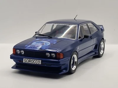 VW Scirocco Rieger GTO 1980 dunkelblau Modellauto 1:18 MCG - Bild 1 von 4