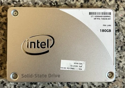 Used Intel SSD Mixed Model 180GB with Windows 11 Pro UEFI -plug & play-Very Good - Image 1 of 3