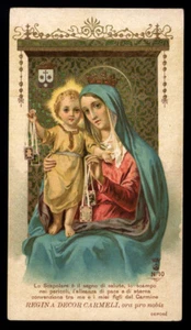 santino cromo-holy card S.LEGA n.10 MADONNA DEL CARMELO - Imagen 1 de 1