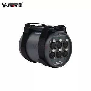 VShow 6port Splitter DMX512 Signal Amplifier DMX Distributor for Stage Light - Picture 1 of 11