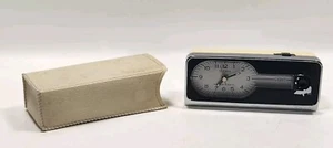 RARO Reloj Despertador de Cuarzo Sloan Travel Vintage Brilla en la Oscuridad Japón Funciona - Imagen 1 de 14