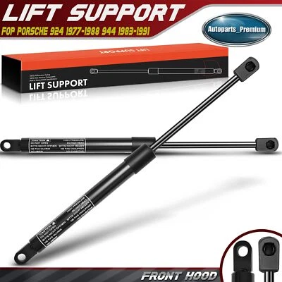 2 piezas soportes de elevación del capó delantero puntales de amortiguador para Porsche 924 1977-1982 1987-1988 Foto 1 de 4
