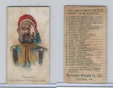 E1 Breisch, Army Cards, 1910, #7 France Algerian Tirailleurs
