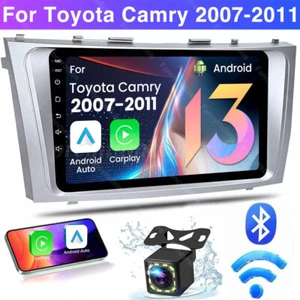 Android 13 4+64GB For Toyota Camry 2007-2011 CarPlay Car Stereo Radio GPS Navi - Picture 1 of 13
