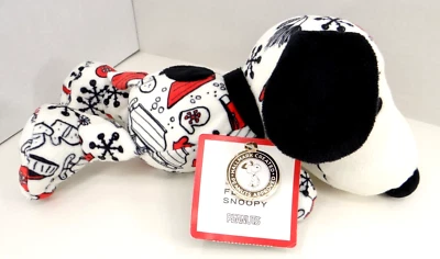 Hallmark Holiday Sketch Floppy Snoopy Plush 11" NWT - Image 1 of 4