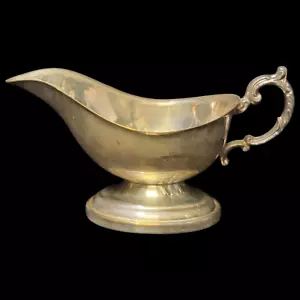 Vintage Sheridan Taunton Silversmiths Silver-Plated Tableware Gravy Boat - Picture 1 of 8