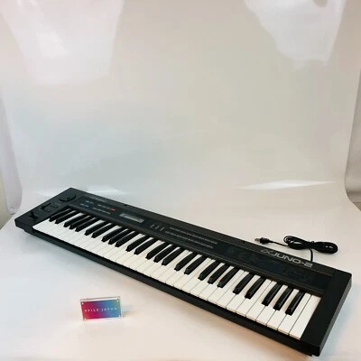 ROLAND Alpha Juno 2 61 Key Polyphonic Synthesizer Synth Keyboard Tested Japan - Image 1 of 4