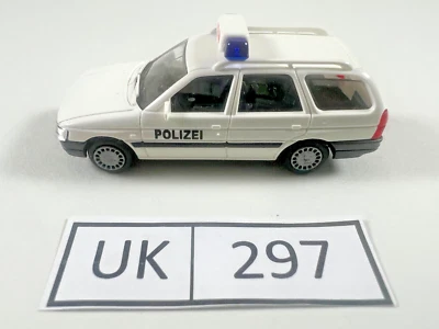 RIETZE Ford Escort "Polizei" White #50387 H0 1:87 "SKU UK297" - Ref.  R003 - Image 1 of 4