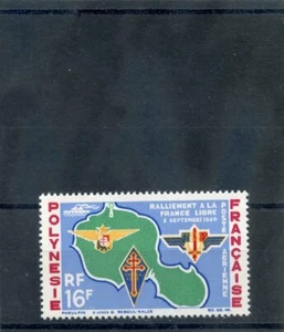 Polinesia Francesa Sc C31 (CE A8)**VF NH 1964 RALLY FRANCÉS GRATIS $40 - Imagen 1 de 1