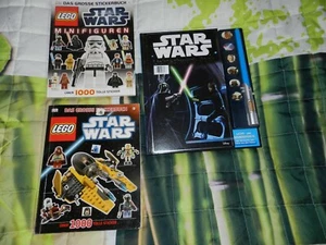 Star Wars Buch Bücher Sammelfiguren Lichtschwert Stickerbuch Sticker - Bild 1 von 7