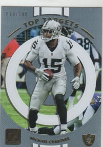 2017 Panini Donruss Top Targets Holo #76/100 Michael Crabtree #13 - Picture 1 of 1