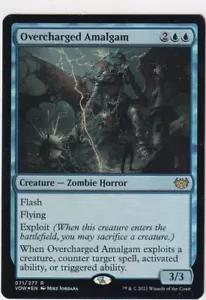 MAGIC THE GATHERING MTG - OVERCHARGED AMALGAM - INNISTRAD CRIMSON VOW 071/277 - Picture 1 of 1