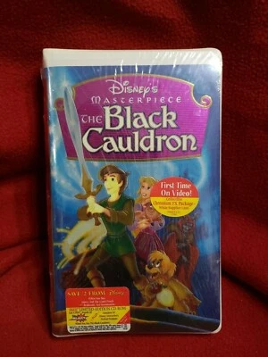 New Disney's Masterpiece The Black Caulddon VHS Movie Disney Classic Kids Movie Foto 1 de 2