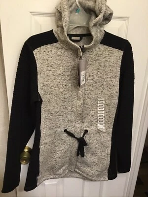 Raro ZeroXposur Mujer’s Sudadera con Capucha Gris Negro Sudadera Suéter Chaqueta Talla M Nuevo con Etiquetas Foto 1 de 4