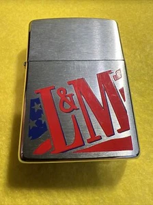 Vintage Zippo L&M Cigarettes RARE dual picture side #24000013 - Picture 1 of 9