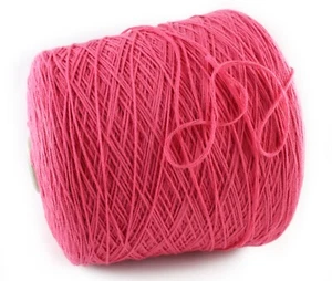 45€/kg 860g PIMA COTTON 3.400 himbeerrot 100% Baumwolle Italien 340m/100g Kone - Bild 1 von 2