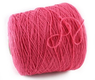 45€/kg 860g PIMA COTTON 3.400 himbeerrot 100% Baumwolle Italien 340m/100g Kone - Bild 1 von 2