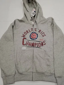 NWT Chicago Cubs 2016 Wold Series Champions Hoodie Sweatshirt Women’s Medium New - Picture 1 of 7