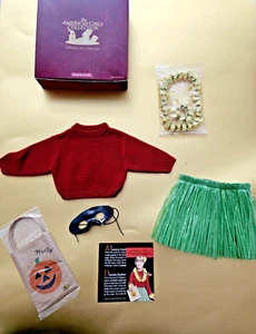 American Girl Molly Hula Outfit in Burgundy Box MX02 Halloween Custome - Picture 1 of 7