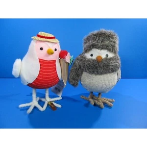 Target Spritz V-Day Bird "Jet" & Winter Bird Blizzard Lot of 2 w/Tags - Picture 1 of 10