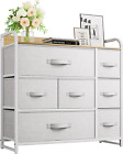 Chest Of Drawer Fabric Dresser 7 Drawers Bedroom Living Room Hallway Closets